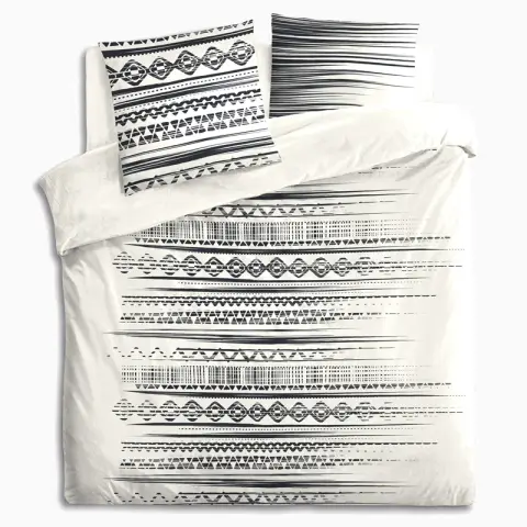Ethnik Black & White Duvet Cover 260x240cm