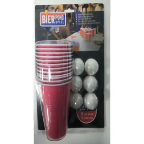Beer Pong Spielset 24-teilig