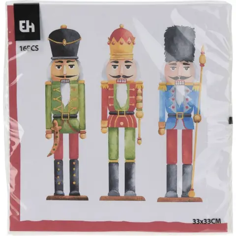 Servetten - 33x33cm - 16 Vellen - Soldaat Figuur