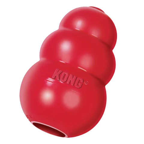 Kong Jouet pour chien classique à remplir - Jouet à lancer et à mâcher pour chiens S