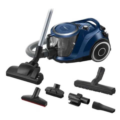 Bosch BGC41X36 Bagless Vacuum Cleaner - SmartSensor / EasyClean / XXL Nozzle / UltraAllergy Filter Blue