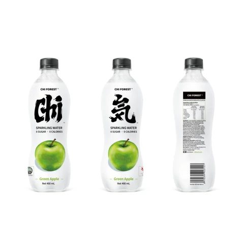 GKF Sparkling Water- Green Apple 元氣森林氣泡水-青蘋果480ml