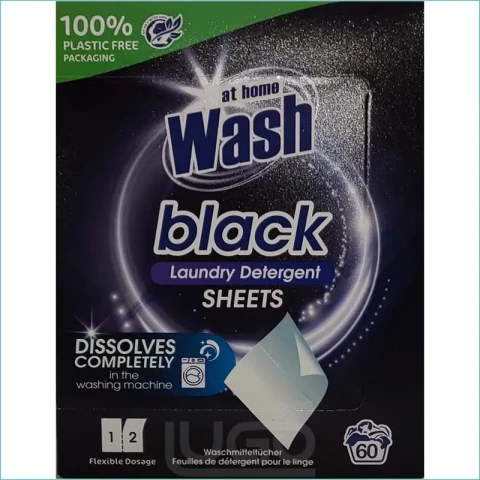 At Home AT HOME WASHING CLOTHS 30PCS BLACK