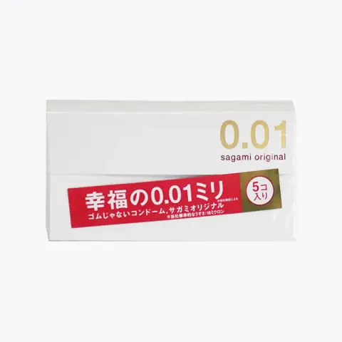 幸福001 Sagami Happiness 001 Condoms (5 Pieces per Box)