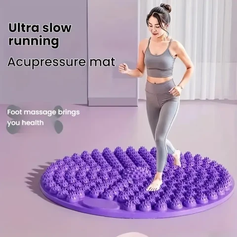 Fuß-Akupunkturpunkt-Massagepad, geeignet für die Meridiangesundheit, lila lila