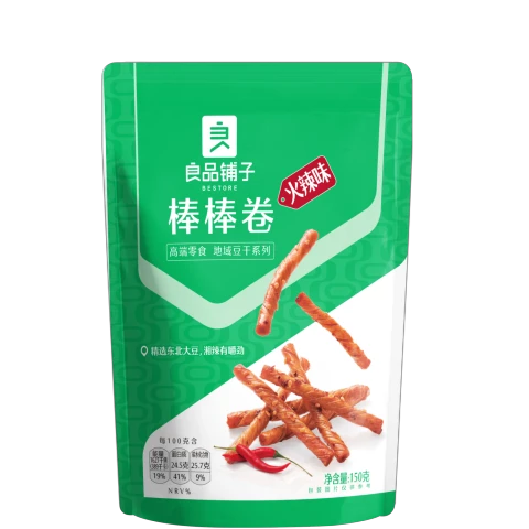 Bestore Soybean roll hot flavor 150g/bag 良品铺子棒棒卷火辣味150g/袋