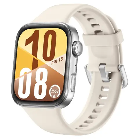 Huawei Watch Fit 4 (Seiya-B19F) White Fluoroelastomer Strap