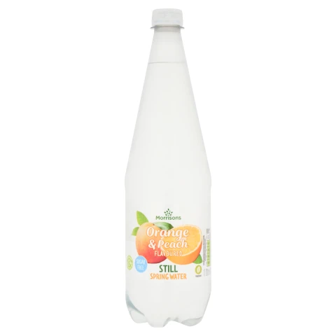 Morrisons Still Orange & Peach Water 1 litre