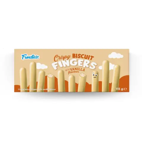 Fundiez Biscuits Doigts Blancs Fundiez 115g
