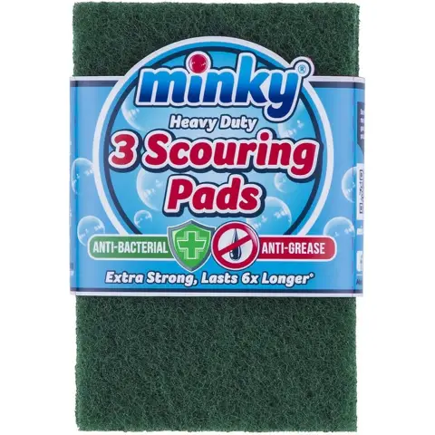 Minky Flat Scourers (3 Pack)