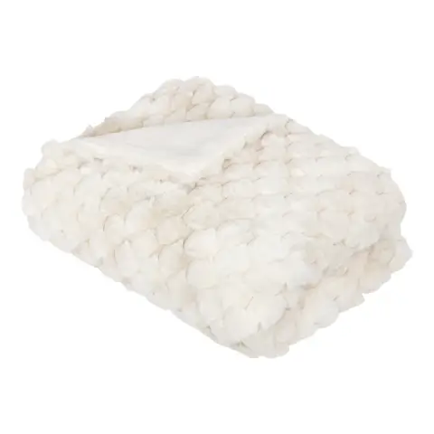 Adriel Fur Jacquard Throw 120x160cm
