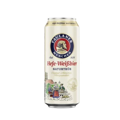 Paulaner Dose Hefe-Weißbier naturtrüb 0,5 L
