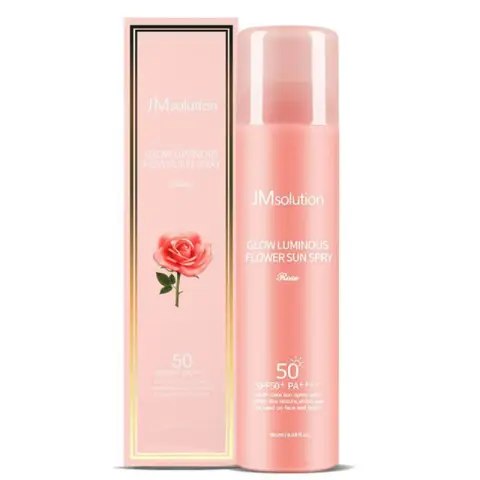 JMsolution Feuchtigkeitsspendendes Blumen-Sonnenschutzspray (Rosenversion)