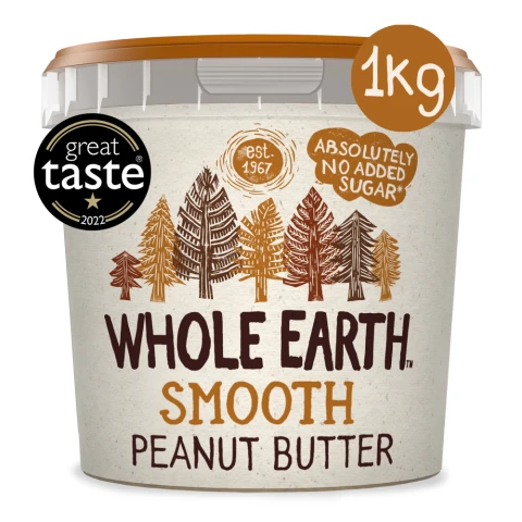 Whole Earth Smooth Peanut Butter 1kg