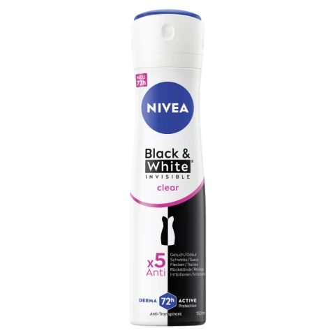 Nivea Deo Spray Black & White Invisible Clear