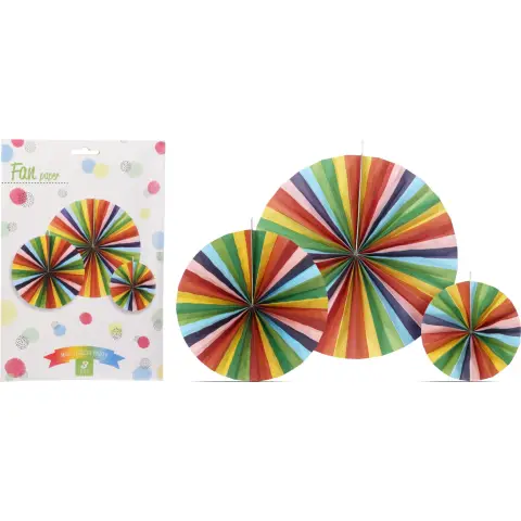 Fan Paper Set 3PCS