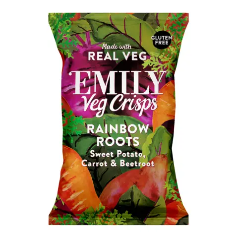 Emily Crisps Crunchy Mixed Roots Crisps 100g
