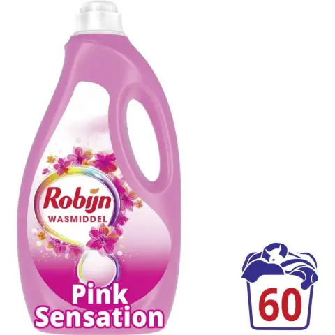 ROBIJN Liquid Detergent Color 60 Washes 3 L Pink Sensation