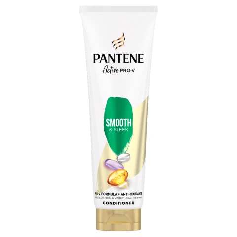 Pantene Pro-V Smooth & Sleek Hair Conditioner, 2x The Nutrients In 1 Use, 275ML