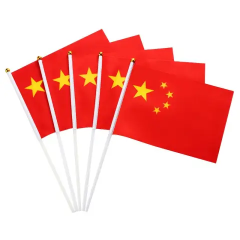 Chinesische Flagge China Flaggen 20 Stück 14x21cm
