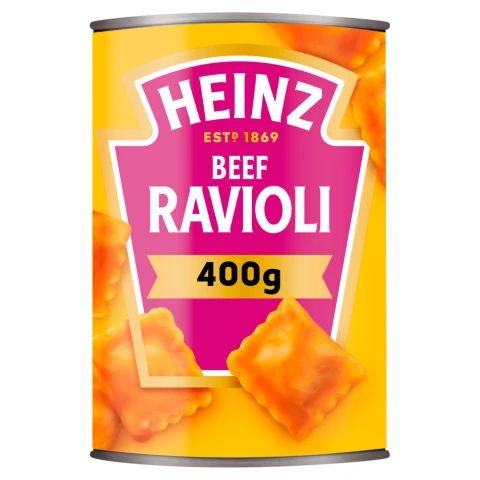 Heinz Beef Ravioli In A Rich Tomato Sauce 400g