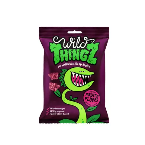 Wild Thingz Organic & Vegan Sweets Fruity Flyers 130g