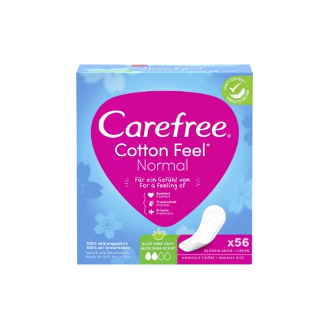 Carefree Slipeinlagen Aloe Vera 56 St