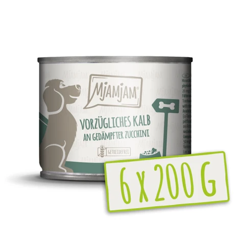 MjAMjAM - Exquisite veal with steamed courgettes 200g*6