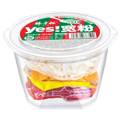 Yang Zhang Gui YES! Wide Vermicelli Hong Kong Style Rich Juice Flavor
183g/bowl 杨掌柜YES宽粉港式肥汁味
183g/桶