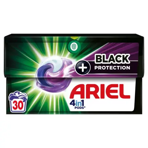 Ariel 4in1 PODS Waschkapseln + Schwarzschutz 30 Waschgänge