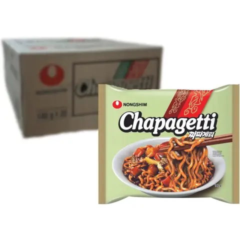 Nongshim - Instant-Nudelsuppe Chapagetti - 140g x 20 Stück - Sparpaket