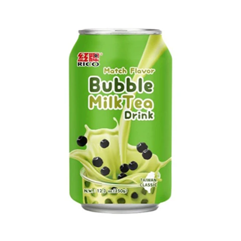RICO Bubble Milk Tea Drink Matcha 350ml Matcha [Inkl. 0,15 € Pfand]