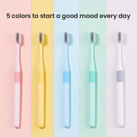 J.ZAO Soft Bristle Toothbrush Family Pack, 10 Pieces