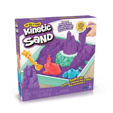 Spin Master Kinetic Sand Sand Box Purple