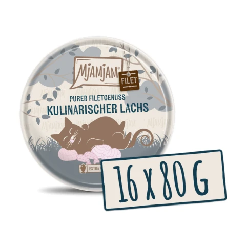 MjAMjAM - Puur filetfeest - Culinair zalm 80g*16
