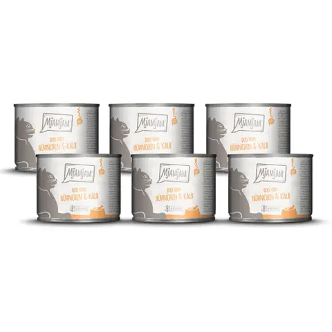 MjAMjAM - DUO van malse kip en kalfsvlees met gestoomde pompoen 200g*6