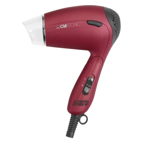 Clatronic HTD-3429 - Haartrockner - Reise Klappbar 1600W Rot