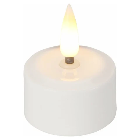 Oplaadbare Theelichtjes met LED 4sts