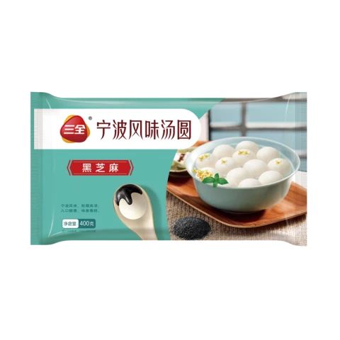 SAN QUAN SQ Klebreisbällchen mit schwarzer Sesamfüllung 400g