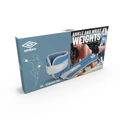 Umbro Sacs de sable lestés pour chevilles et poignets - Lot de 2 - 500 g/pièce