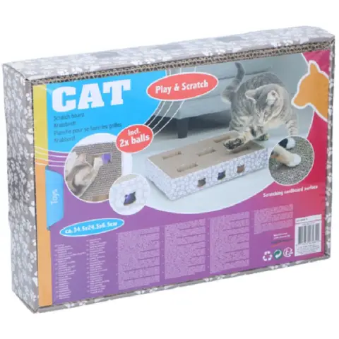 Pet Toys Huisdier Speelgoed Kat Krabplank Kat Grinder34 x 24 x 6,5 cm