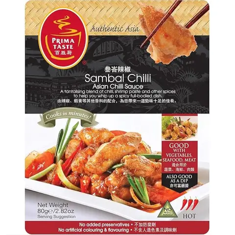 Prima taste SAMBAL CHILLI 80 G