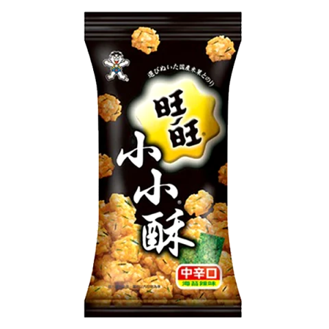 WANT WANT MINI SENBEI RICE CRACKERS (SEAWEED) 60g 旺旺小小酥 – 紫菜味 60g