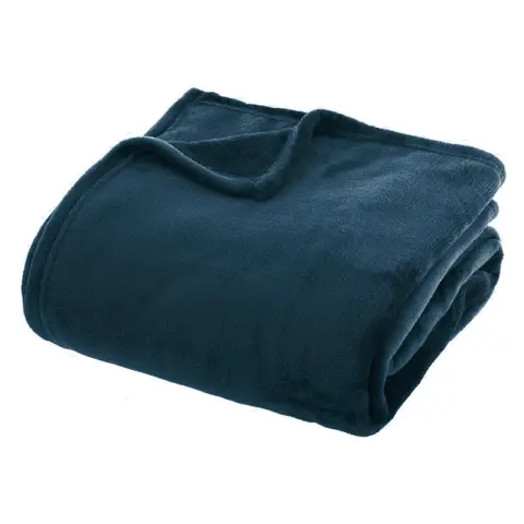 Aegean Blue Flannel Blanket 180x230cm