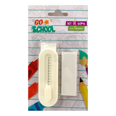 Lot de 2 gommes 65 x 5 x 22 mm