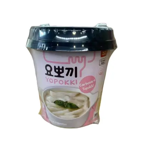 Yopokki Fried Rice Cake Cream Bacon Flavour 120g