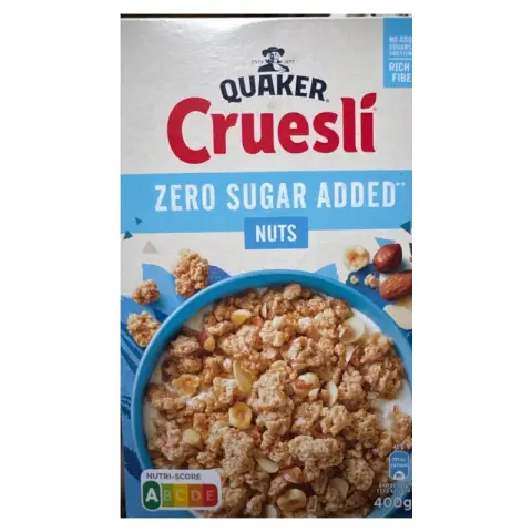 Quaker Cruesli Noten Zonder Suiker 400 g