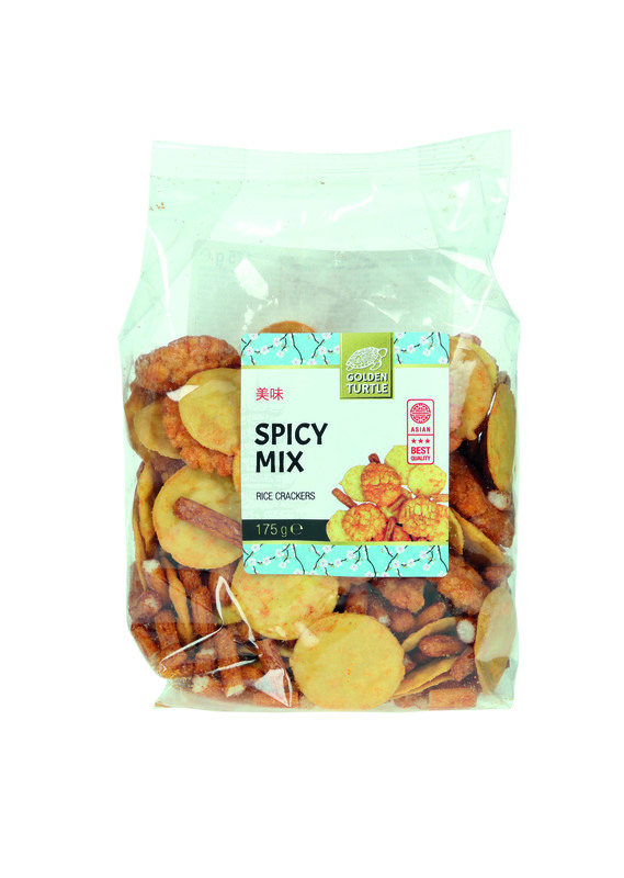 Golden Turtle Spi. Rice and Corn Cracker Mix 175g