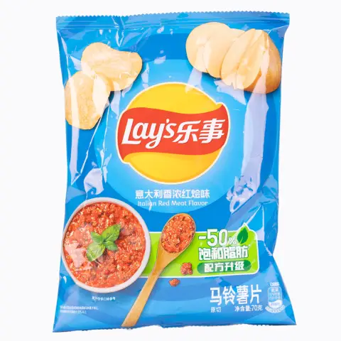 Lay's Potato Chips (ltalian Stewed flavour) 70g 乐事薯片意大利香浓红烩味70g