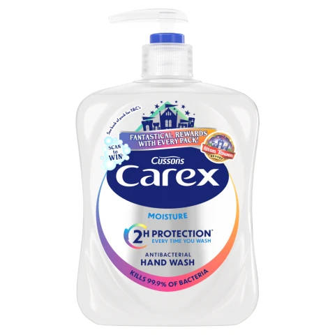 Carex Moisture Antibacterial Hand Wash 500ml